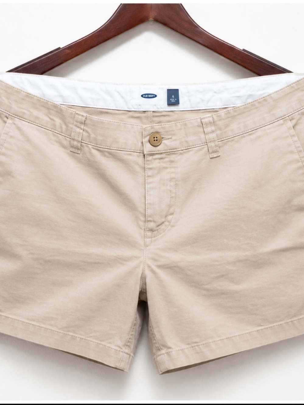 Old Navy Beige/Tan Women's Chino Shorts